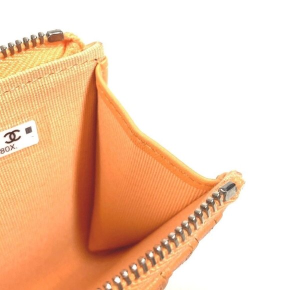 CHANEL AP3732 Wallet Coin Card Case Star Logo Fragment case coin purse Unused - Picture 14 of 14